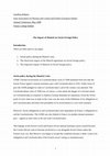 Research paper thumbnail of The Impact of Munich on Soviet Foreign Policy