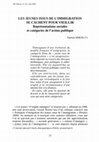 Research paper thumbnail of Les jeunes issus de l'immigration se cachent pour vieillir: représentations sociales et catégories de l'action publique