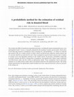 Research paper thumbnail of A probabilistic method for the estimation of residual risk in donated blood