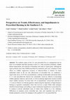 Research paper thumbnail of Perspectives on Trends, Effectiveness, and Impediments to Prescribed Burning in the Southern U.S