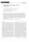 Research paper thumbnail of Fire ignition patterns affect production of charcoal in southern forests