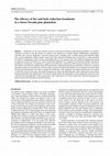 Research paper thumbnail of The efficacy of fire and fuels reduction treatments in a Sierra Nevada pine plantation