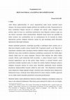 Research paper thumbnail of Translation/Çeviri "Überwindung der Metaphysik durch  Logische Analyse der Sprache" (Dilin mantıksal analiziyle metafiziği eleme) Ercan SALGAR