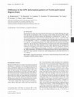 Research paper thumbnail of Difference in the GPS deformation pattern of North and Central Zagros (Iran)