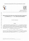 Research paper thumbnail of Measurement of the total cross section from elastic scattering in pp collisions at $\sqrt{s}=7$ TeV with the ATLAS detector