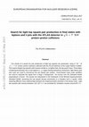 Research paper thumbnail of Search for light top squark pair production in final states with leptons and $b^-$ jets with the ATLAS detector in $\sqrt{s}=7$ TeV proton-proton collisions