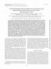 Research paper thumbnail of Limited-sampling strategy models for itraconazole and hydroxy-itraconazole based on data from a bioequivalence study