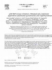 Research paper thumbnail of p38 MAP kinase inhibitors: Metabolically stabilized piperidine-substituted quinolinones and naphthyridinones