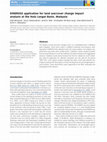 Research paper thumbnail of KINEROS2 application for land use/cover change impact analysis at the Hulu Langat Basin, Malaysia