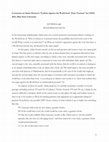 Research paper thumbnail of Comments on Adam Harmer’s ‘Leibniz Against the World Soul: Three Versions’,” Leibniz Society of North America Meeting, Ohio State University, Columbus, Ohio, October 2015.