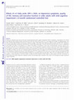 Research paper thumbnail of Effects of n-3 fatty acids, EPA v. DHA, on depressive symptoms, quality of life, memory and executive function in older adults with mild cognitive impairment: a 6-month randomised controlled trial