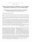 Research paper thumbnail of Prevalence and Characteristics of Staphylococcus aureus Colonization among Healthcare Professionals in an Urban Teaching Hospital