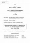 Research paper thumbnail of Les transformations spatio-temporelles de la végétation du nord-ouest de la France depuis la fin de la dernière glaciation. Reconstitutions paléo-paysagères. Thèse de doctorat, Université de Rennes 1, tome 1, p.1-84