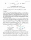 Research paper thumbnail of Dynamic bandwidth allocation in flexible OFDM-based networks