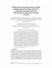 Research paper thumbnail of Efficient burst reservation protocol: a hybrid signaling protocol for efficient burst-level reservations and quality-of-service differentiation in optical burst switching networks