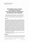 Research paper thumbnail of Recirculation of Process Streams in fuel ethanol production from simultaneous saccharification and fermentation 2002