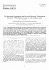 Research paper thumbnail of The Indonesian Nationalism and Perceived Threats of Neighbouring Countries: Public Opinion toward the ASEAN Community