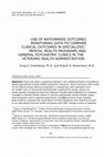 Research paper thumbnail of USE OF NATIONWIDE OUTCOMES MONITORING DATA TO COMPARE CLINICAL OUTCOMES IN SPECIALIZED MENTAL HEALTH PROGRAMS AND GENERAL PSYCHIATRIC CLINICS IN THE VETERANS HEALTH ADMINISTRATION