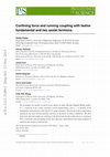 Research paper thumbnail of Confining force and running coupling with twelve fundamental and two sextet fermions