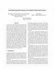 Research paper thumbnail of Load balancing of heterogeneous workloads in memcached clusters