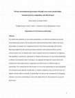 Research paper thumbnail of Private Environmental Governance Through Cross-Sector Partnerships: Tensions Between Competition and Effectiveness