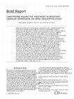 Research paper thumbnail of Lamotrigine adjunctive treatment in resistant unipolar depression: an open, descriptive study