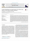 Research paper thumbnail of A hybrid methodology for the determination of the effective heat capacity of PCM enhanced building components