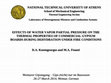 Research paper thumbnail of Effects of Water Vapor Partial Pressure on the Thermal Properties of Commercial Gypsum Boards During Dehydration Under Fire Conditions