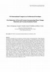 Research paper thumbnail of VII International Congress on Architectural Envelopes Fire Behaviour of Drywall Systems Incorporating Phase Change Materials and Vacuum Insulation Panels