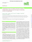 Research paper thumbnail of Celebrating 20 years of evidence from the Cochrane Collaboration: what has been the impact of systematic reviews on nephrology?