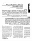 Research paper thumbnail of Efficient transformation of potato stems segments from cultivar Désirée, using phosphinothricin as selection marker