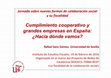 Research paper thumbnail of Cumplimiento cooperativo y grandes empresas en España: ¿Hacia dónde vamos?