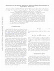 Research paper thumbnail of Measurement of the quantum efficiency of Hamamatsu R8520 photomultipliers at liquid xenon temperature