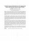 Research paper thumbnail of Sensitivity analysis of emission factors for regional-scale nitrous oxide emissions estimates using NZ-DNDC