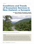 Research paper thumbnail of Conditions and Trends of Ecosystem Services in New Zealand—a Synopsis