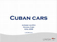 Research paper thumbnail of Cuban cars