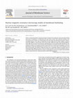 Research paper thumbnail of Nuclear magnetic resonance microscopy studies of membrane biofouling