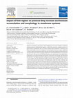 Research paper thumbnail of Impact of flow regime on pressure drop increase and biomass accumulation and morphology in membrane systems