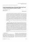 Research paper thumbnail of Genetic Re-planning Strategy of Wormhole Model using Neural Learned Vibration Behavior in Robotic Assembly