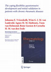 Research paper thumbnail of The coping flexibility questionnaire: development and initial validation in patients with chronic rheumatic diseases