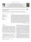 Research paper thumbnail of Expression of behavioral sensitization to ethanol is increased by energy drink administration