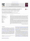 Research paper thumbnail of Olfactory identification deficits at identification as ultra-high risk for psychosis are associated with poor functional outcome