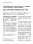 Research paper thumbnail of 5-Aminoisoquinolinone reduces renal injury and dysfunction caused by experimental ischemia/reperfusion