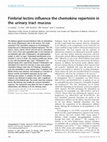 Research paper thumbnail of Fimbrial lectins influence the chemokine repertoire in the urinary tract mucosa