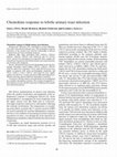 Research paper thumbnail of Chemokine response to febrile urinary tract infection