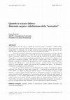 Research paper thumbnail of Quando la scienza fallisce: Maternità negata e ridefinizione della "normalità"