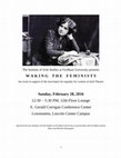 Research paper thumbnail of Waking the Feminists (full program attached), 2/28/16, Fordham University, NYC