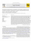 Research paper thumbnail of Simultaneous determination of androgenic and estrogenic endpoints in the threespine stickleback (Gasterosteus aculeatus) using quantitative RT-PCR