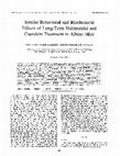 Research paper thumbnail of Similar behavioral and biochemical effects of long-term haloperidol and caerulein treatment in albino mice