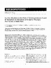 Research paper thumbnail of Further studies on the role of cholecystokinin-A and B receptors in secretion of anterior pituitary hormones in male rats